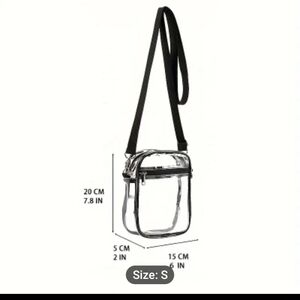 Clear See Thru Stadium‎ Concert Work Crossbody Bag Waterproof